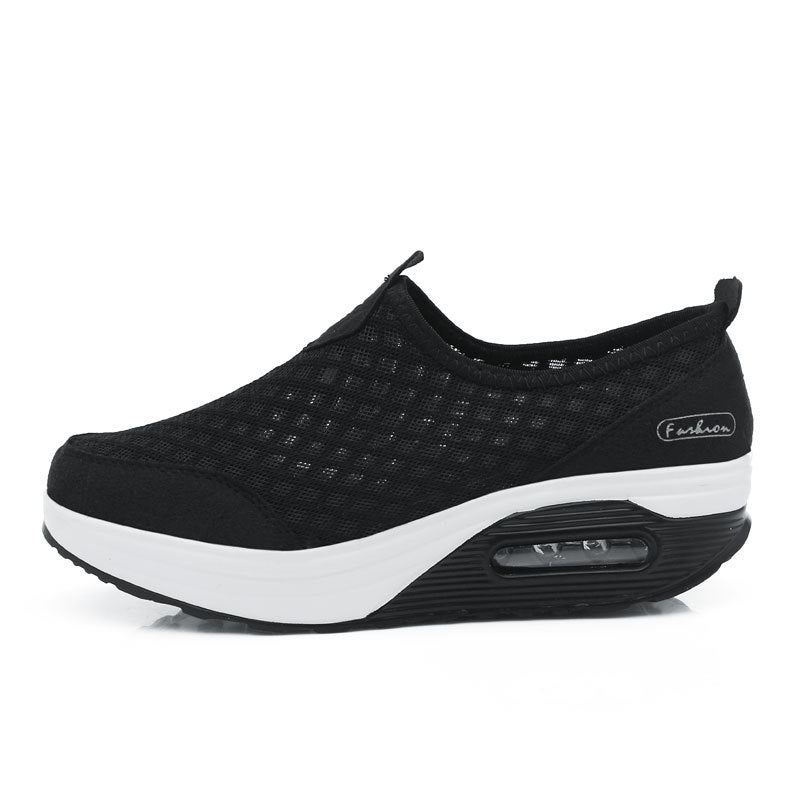 Slip-On Rocking Sole Cloth Shoes | Traditional Beijing Style