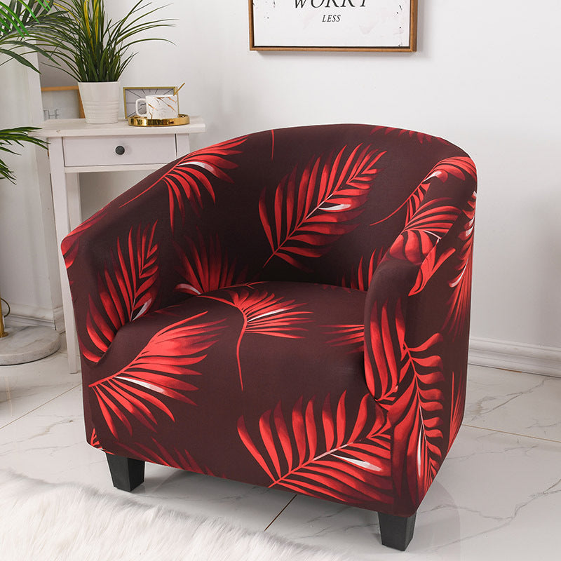 Geometric Stretch Single-Seat Sofa Cover