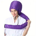 Soft Hooded Hair Dryer Attachment – Gentle Drying for Curly Hair