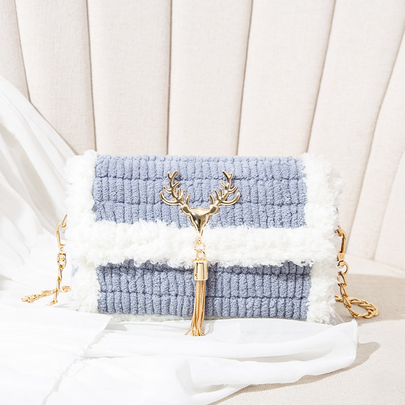 Women's Cotton Bag with Magnetic Closure
