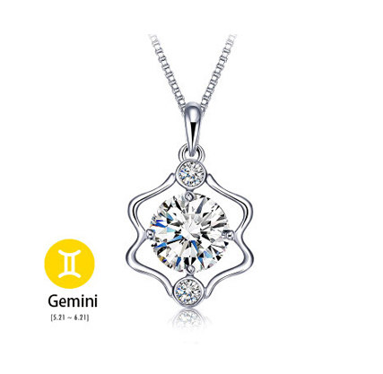 925 Pure Silver Zodiac Necklace