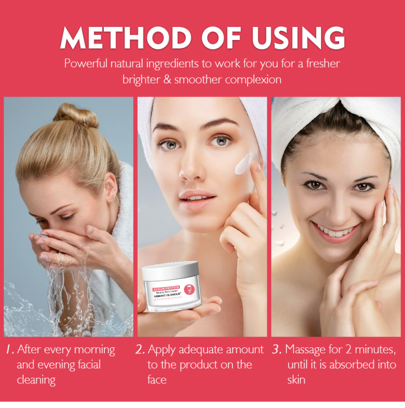 Vibrant Glamour Serum Protein Moisturizer for Radiance