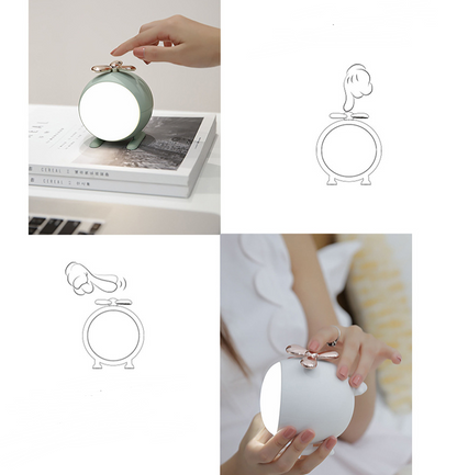 Rechargeable Airplane Night Light for Nursery Use