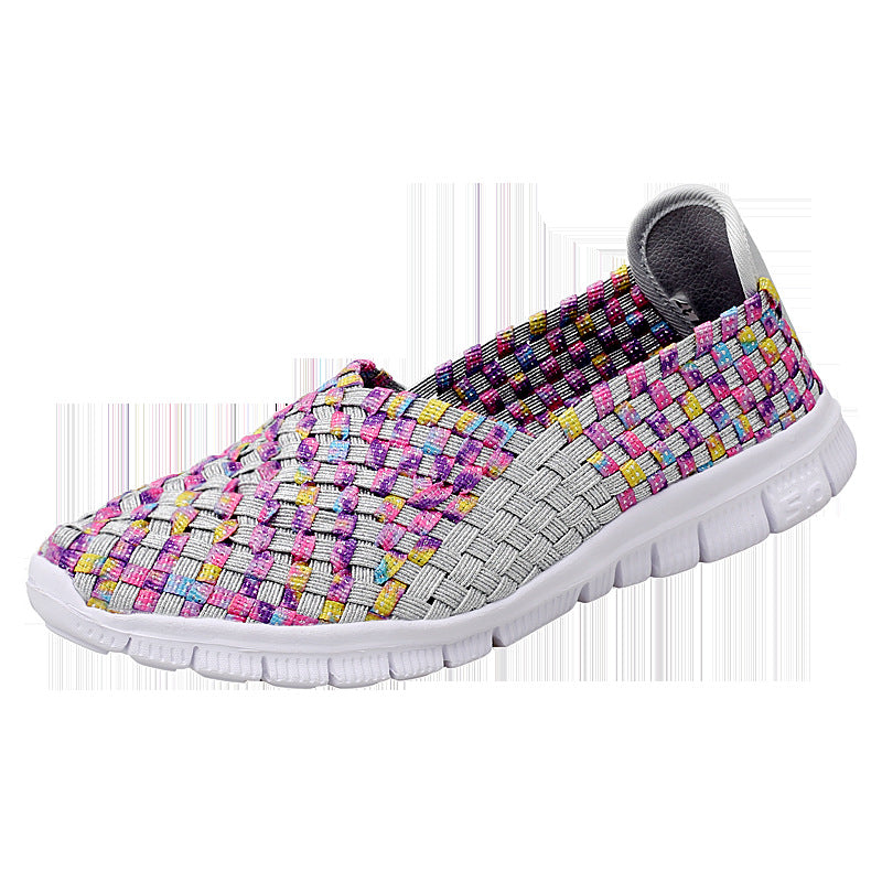 Breathable Woven Summer Shoes for Women