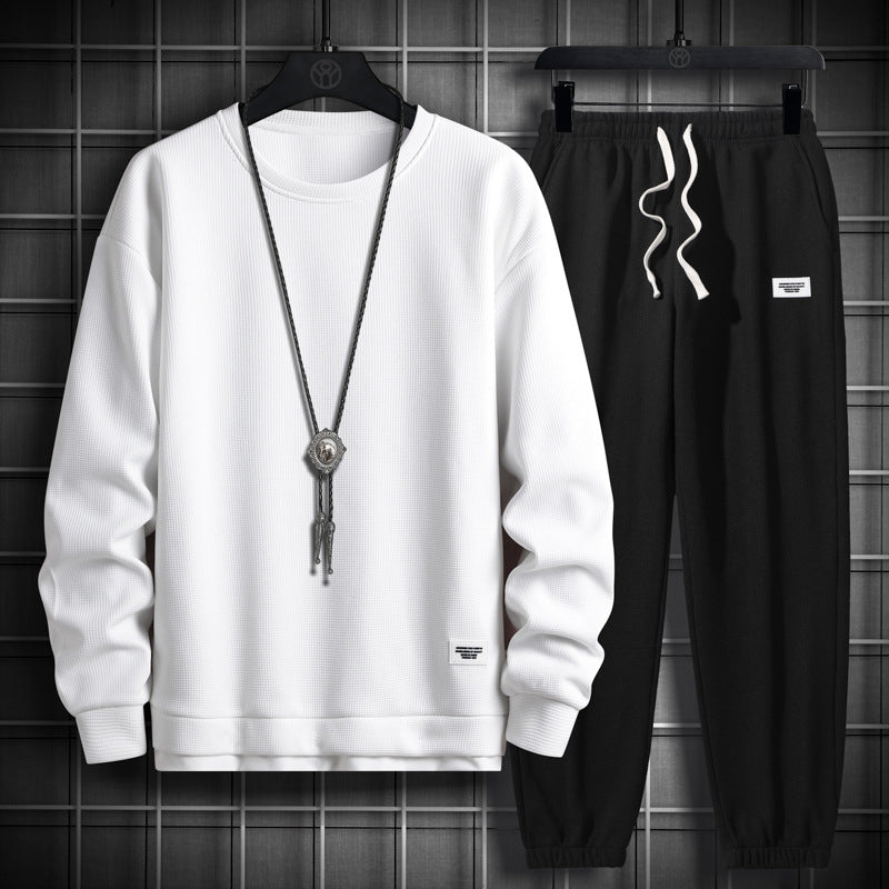 T-shirt gaufré homme automne cool