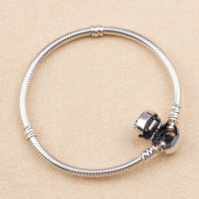 Magnolia Sterling Silver Snake Chain Bracelet