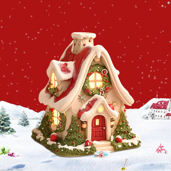 Snow House Incense Burner