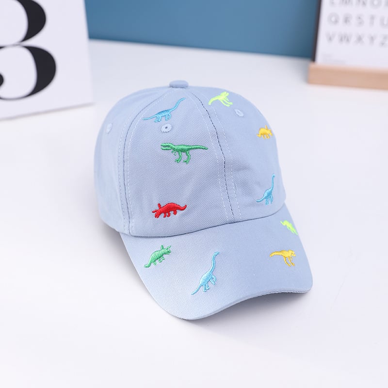 Bunte Dinosaurier-Baseballmützen für Kinder