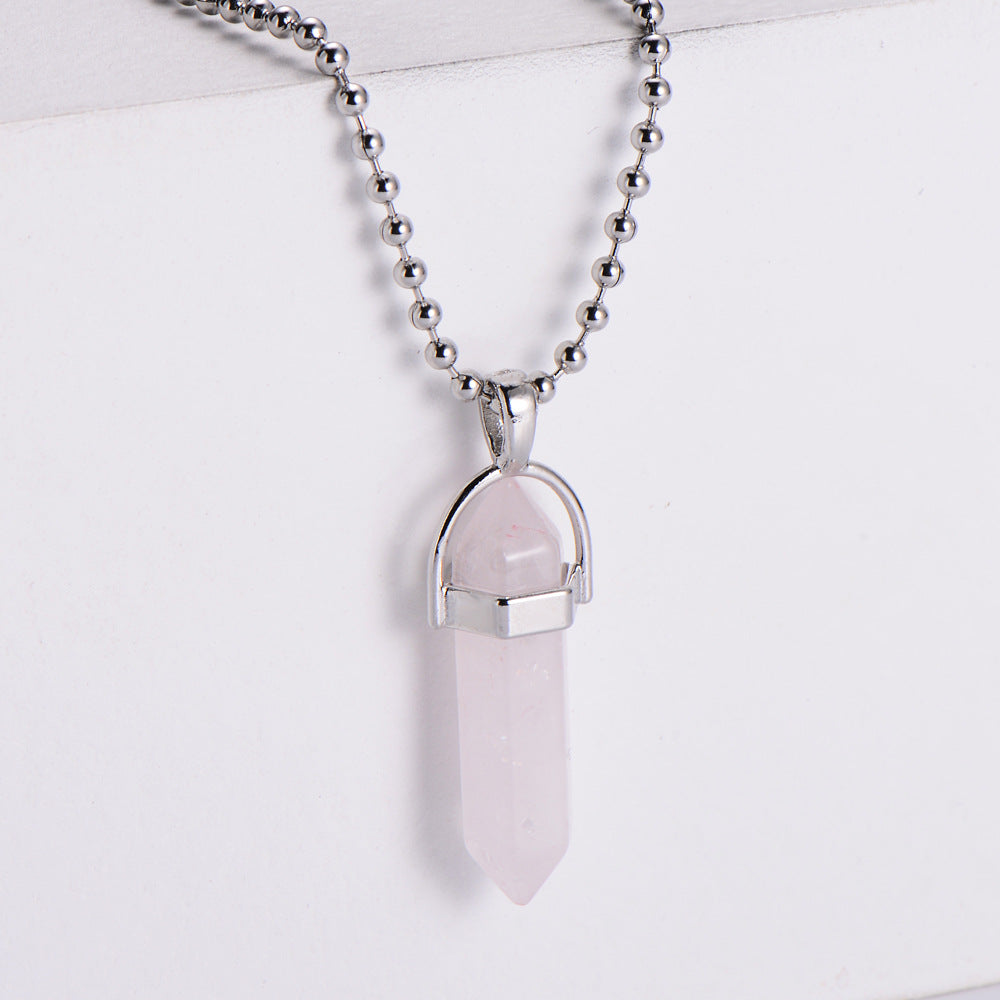Women's Natural Stone Bead Necklace