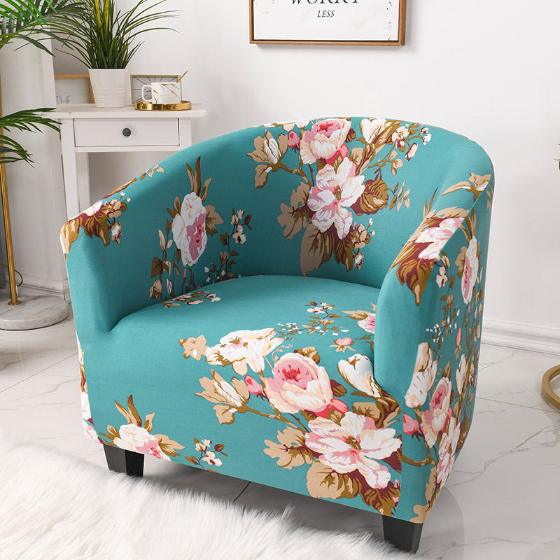 Geometric Stretch Single-Seat Sofa Cover
