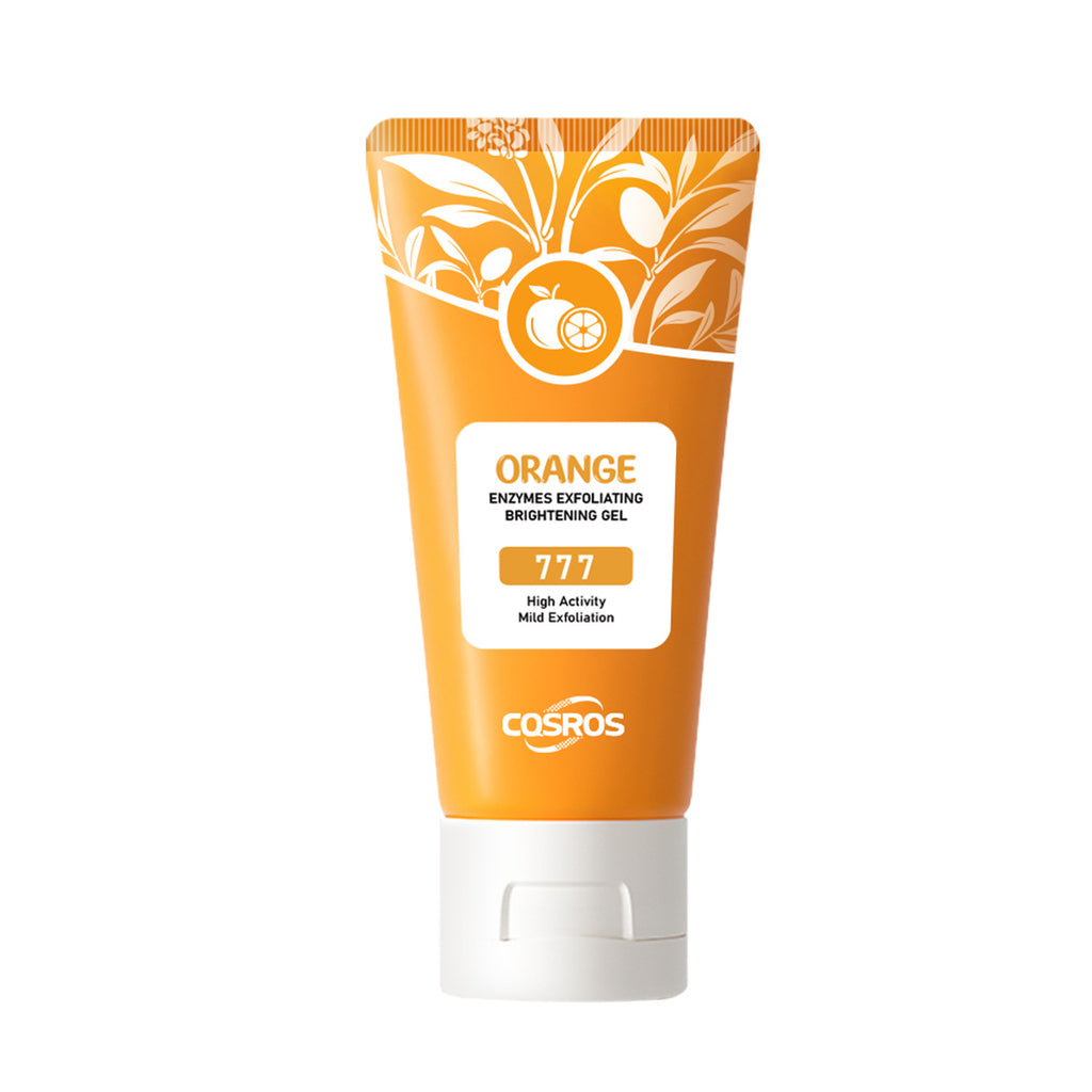 Orangen-Peeling-Gel für strahlende Haut – aufhellendes Gesichtspeeling für die Hautpflege
