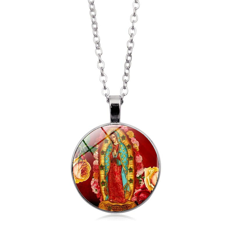 Virgin Mary Pendant Necklace