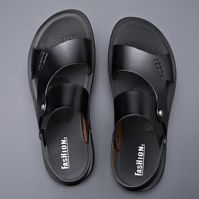 Men's Leather Sandals for Outdoor & Beach