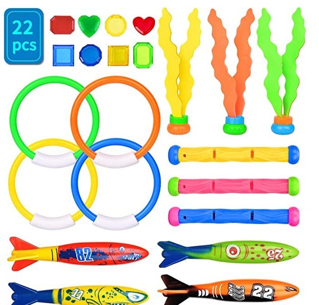 Summer Pool Diving Toys for Kids – Underwater Gem Set