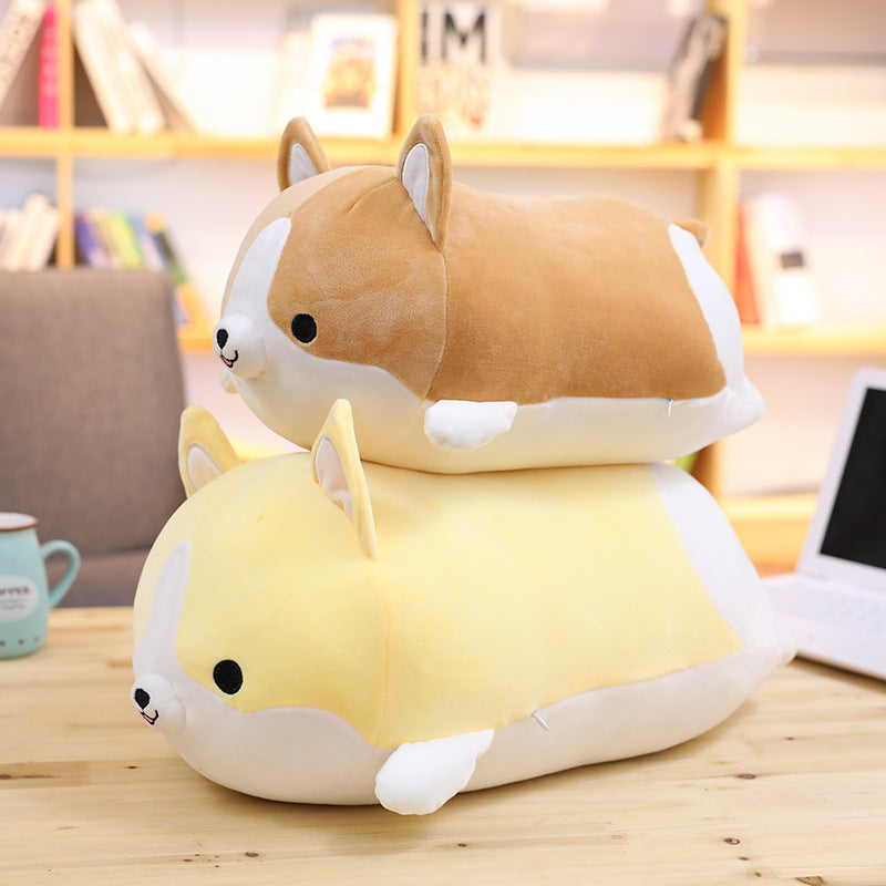 Shiba Inu & Corgi Plush Cushion