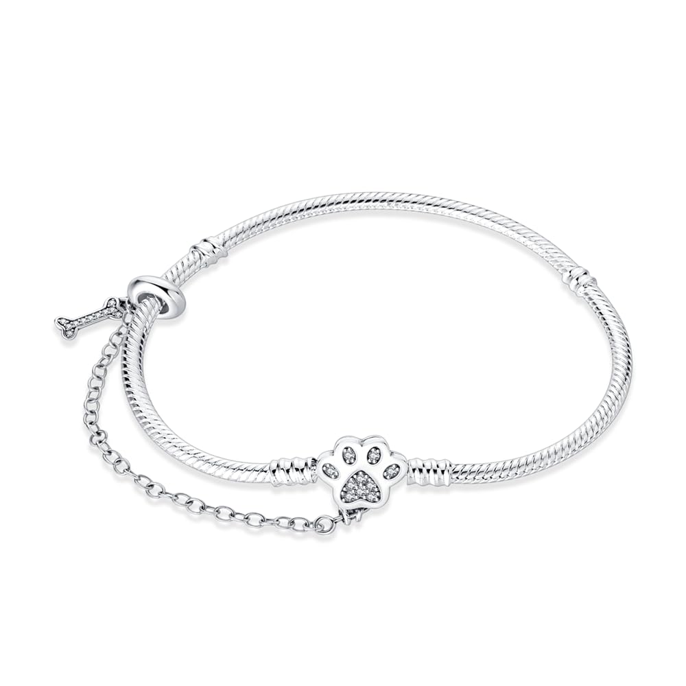 LONGLUCK Cute Pets & Paws Charm Bracelet
