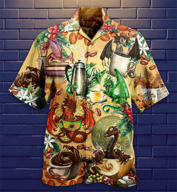 Men's Hawaiian Print Casual Shirt