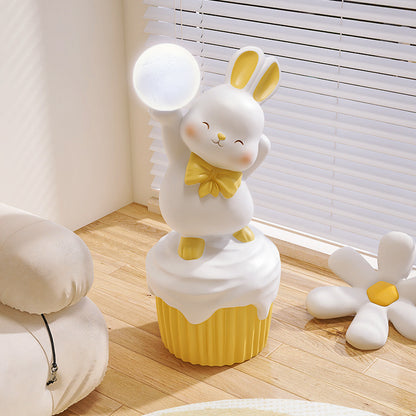 Large Rabbit Decor Floor Lamp for Living Room