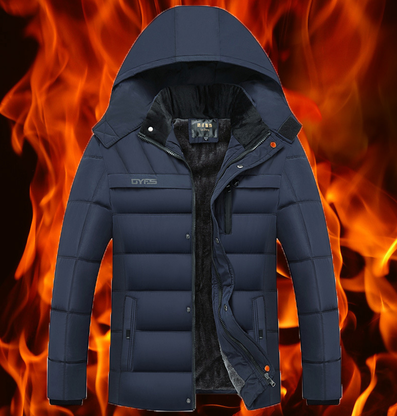 Men's Hooded Padded Winter Jacket