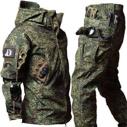 Men's Tactical Camouflage Outdoor Clothing | Shell Jacket, Suit & Tactical Pants
