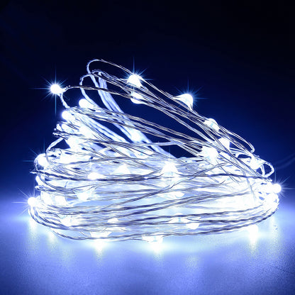 USB Copper Wire LED Star String Lights for Room Decor