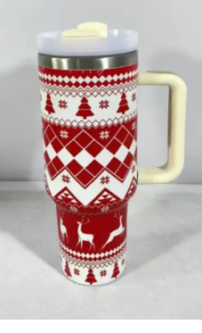 Christmas Stainless Steel Tumbler 1200ml
