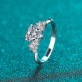 925 Sterling Silver Heart Stone Ring