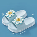 Damen Blumen-Hausschuhe für den Sommer – Leichte Anti-Rutsch Indoor-Schuhe