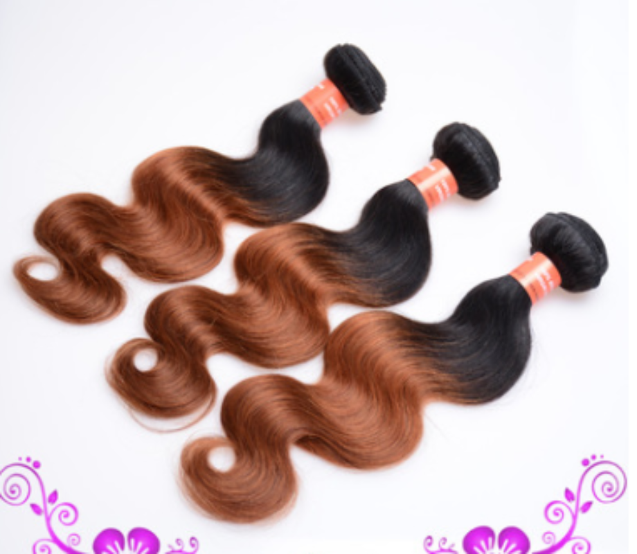 Gradient Body Wave Hair Curtain