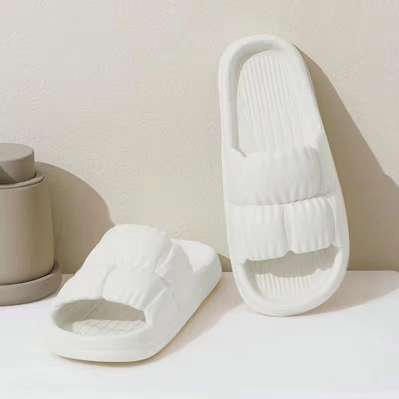 Thick Sole Women's Bathroom Slippers – Non-Slip Waterproof Shower Shoes
