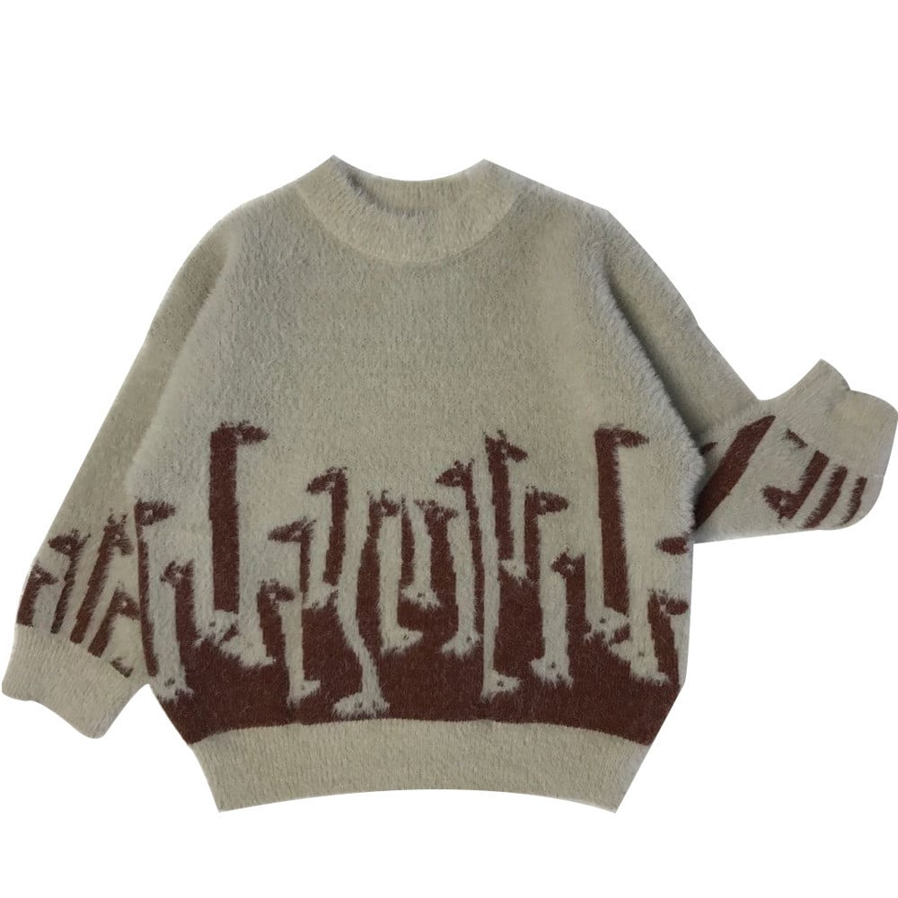 Kids' Cartoon Cotton Sweater | Boys & Girls Jumper