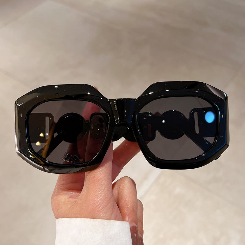 Oversized Polygon Sunglasses