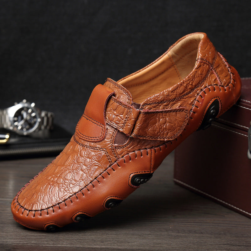 Octopus Leather Driving Shoes | Doudou Slip-On Loafers