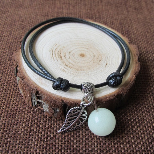 Adjustable Luminous Bead Anklet
