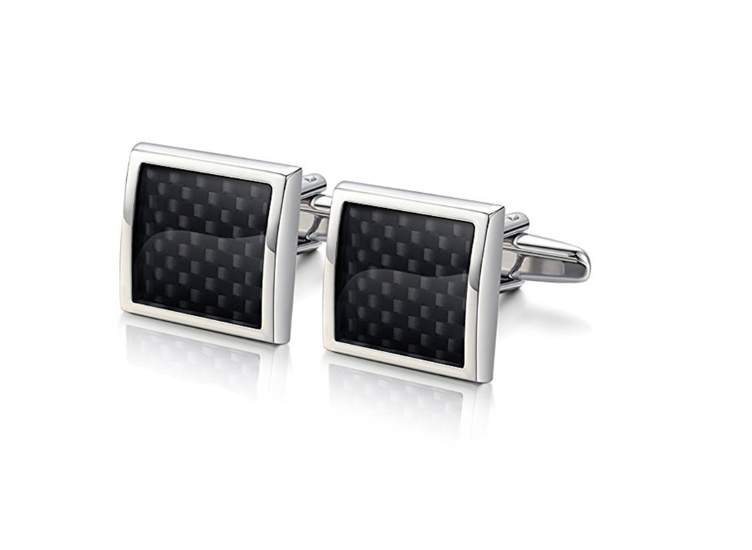 Men's Formal Cufflinks – Minimalist Geometric Copper Shirt Cufflinks