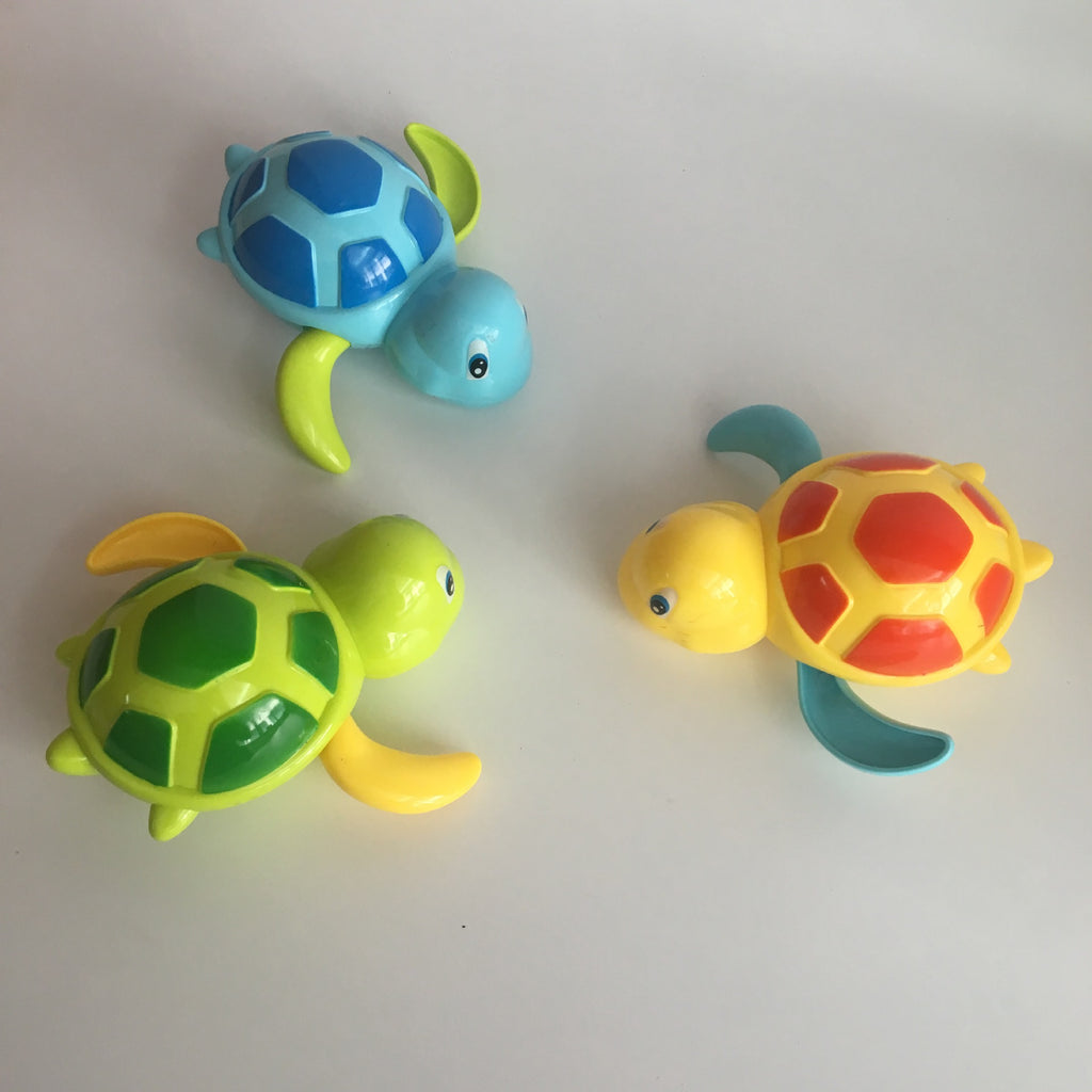 Aufzieh-Schildkröte Badespielzeug für Kinder - Lustiger Wasserspaß