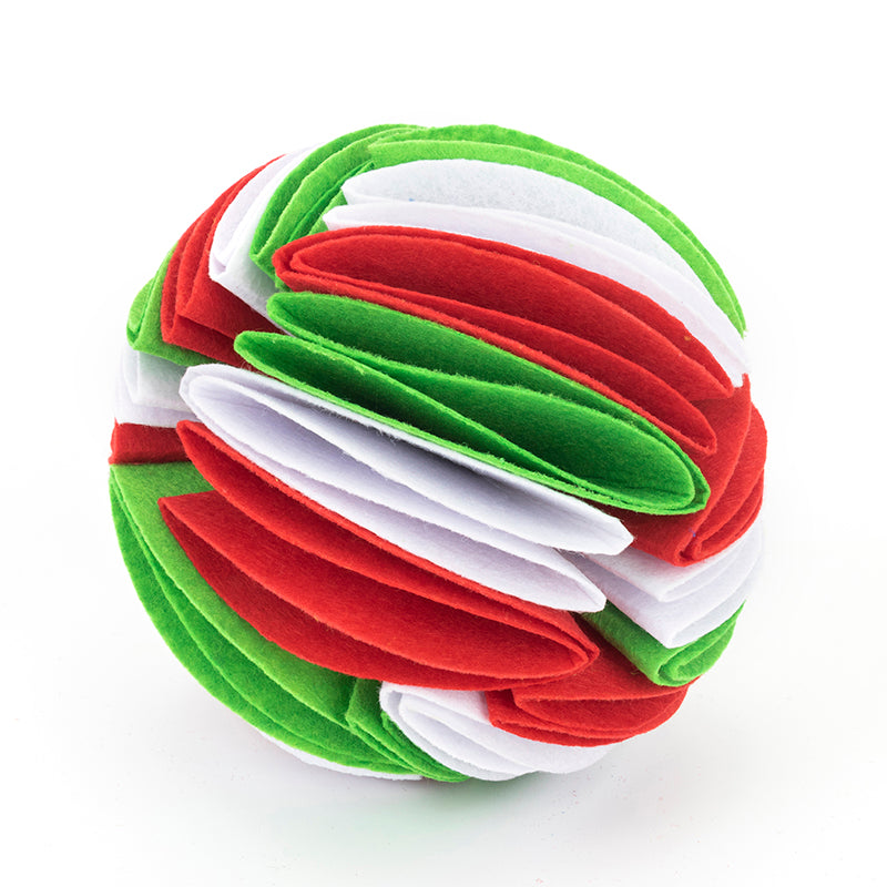 Balle reniflard pliable pour chien | Jouet d'entraînement QI et d'alimentation | 15 cm et 20 cm