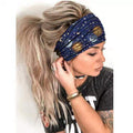 Breites Haarband mit Blumenmuster – Yoga- & Alltags-Haarband