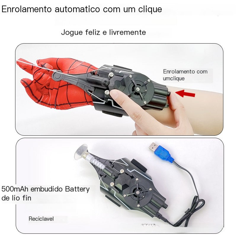 Web Shooter Toy | Realistic Web Effects | Wrist Launcher for Kids