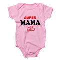 Super Mama & Super Papa Cotton Baby Romper