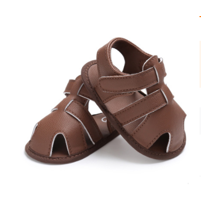 Baby Sandalen mit geschlossener Zehenpartie und rutschfester Sohle