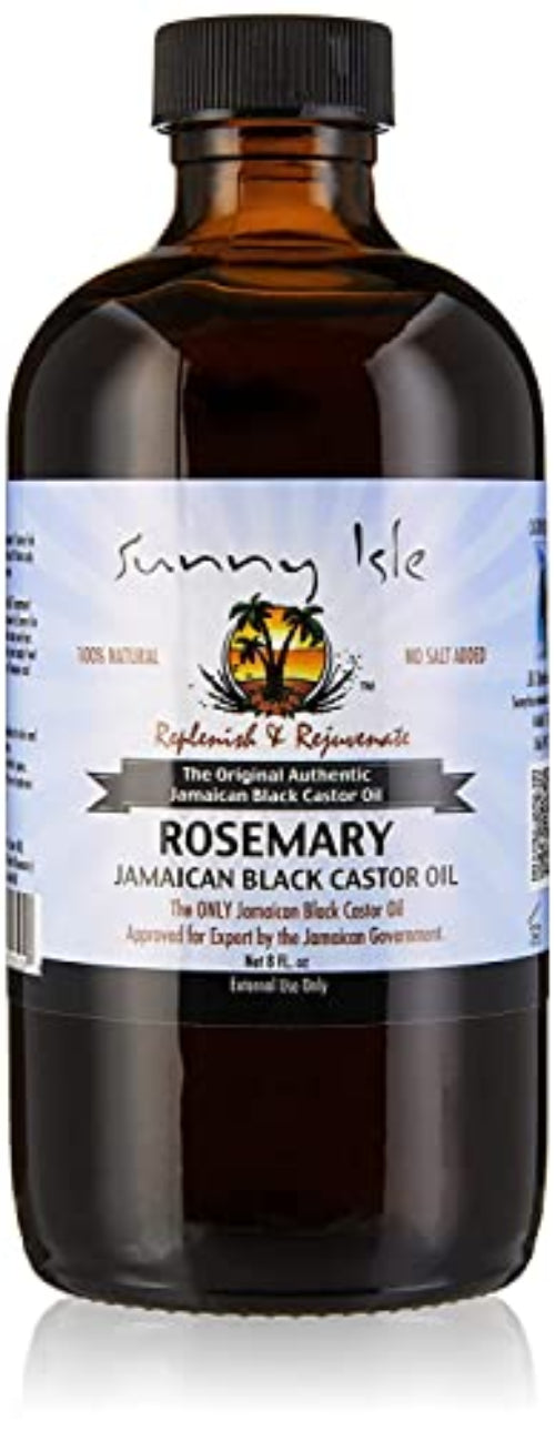 Sunny Isle Rosemary Jamaican Black Castor Oil, 8oz