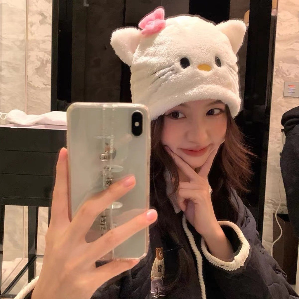 Cute Fuzzy Animal Hats for Students