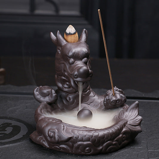 Backflow Incense Burner – Zen Home Decor & Relaxation Gift