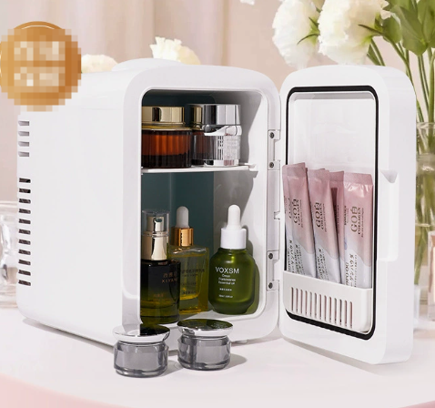 Mini Réfrigérateur Portable de Maquillage – Réfrigérateur pour Soins de la Peau et Cosmétiques