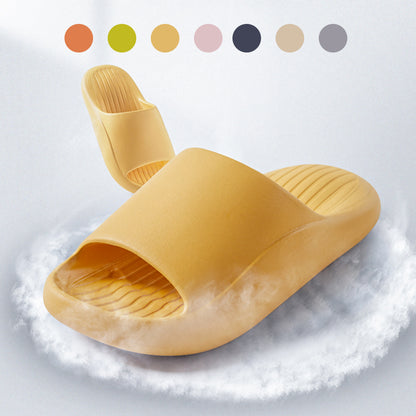 Women's Thick Sole Fashion Slippers – Solid Colour Indoor Mules