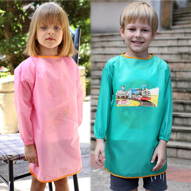 Waterproof Clothing for Children's Painting Activities