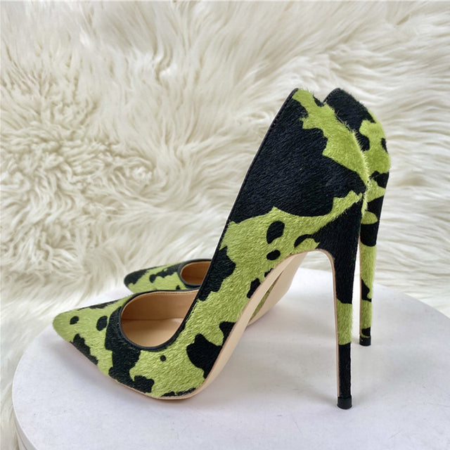 Camouflage Graffiti High Heels for Women