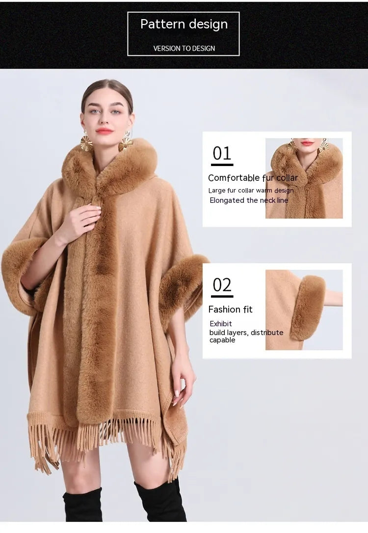 Women's Batwing Tassel Cardigan