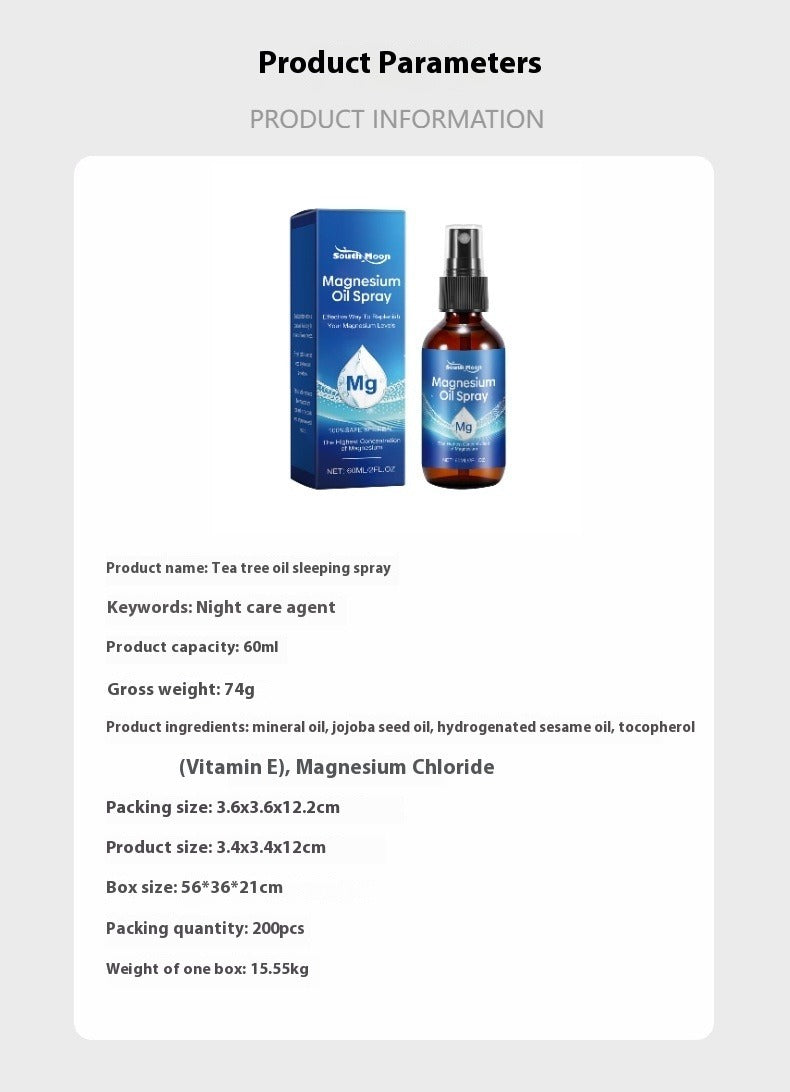 Magnesium Oil Sleep Spray Tea Tree Blend